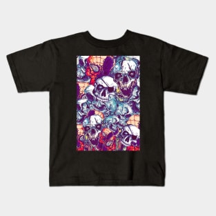 Skulls assemble Kids T-Shirt